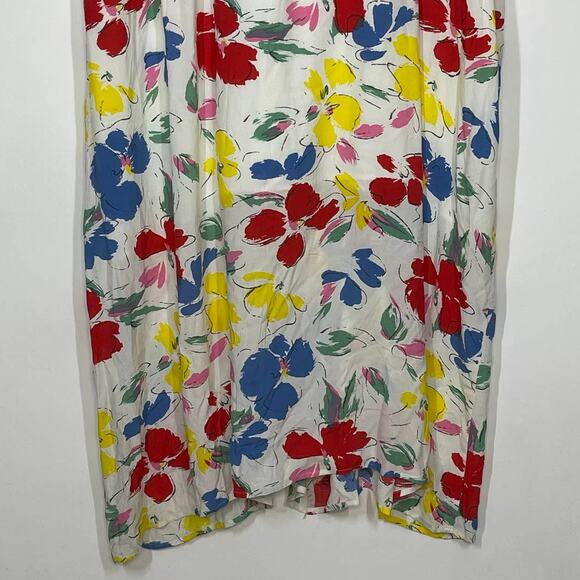 NEW RIXO X Target Floral Mock Neck Cascade Ruffle Dress Plus Size 28W/30W Spring - Picture 7 of 12